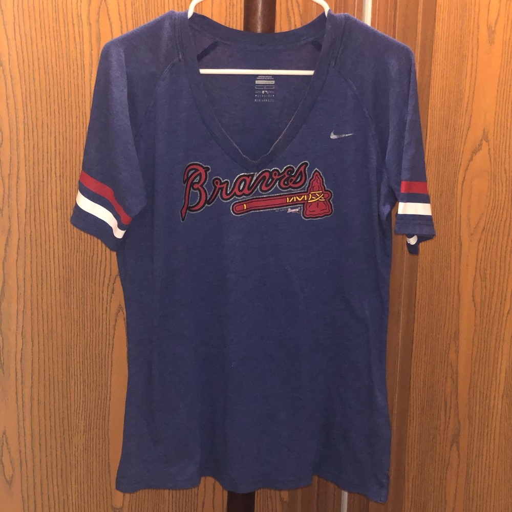 Bravest v-neck baseball tee